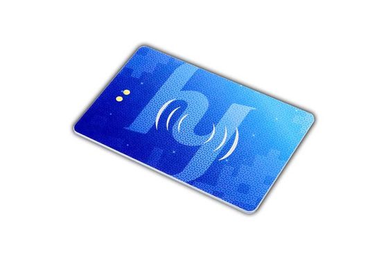 Rechargeable E Ink Credit Card Cold Pressing With Active Ink Screen / Buttons