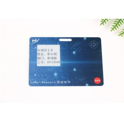 Rechargeable 1.0mm NFC OTP Smart Card For Smart Phone Card Reader