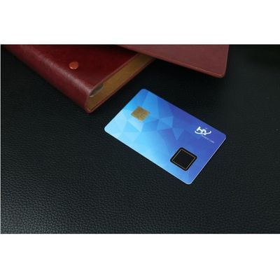 7816 Chip Fingerprint Smart Card For Employee Identification