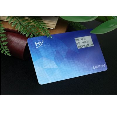 Wireless Charging OTP Smart Card OLED Screen IP68 Industrial Waterproof