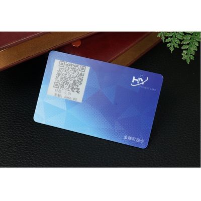0.84mm Thick Visual OTP Smart Card 13 Bits Cold Wallet Solar Charging