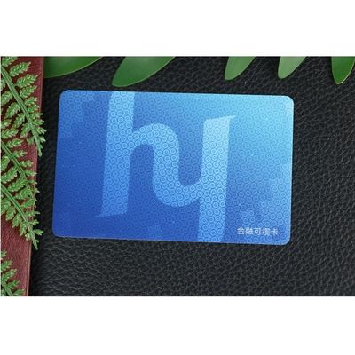 0.84mm Thick Visual OTP Smart Card 13 Bits Cold Wallet Solar Charging