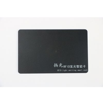 F05 chip to embedded smart card light-emitting function Rfid Chip Card