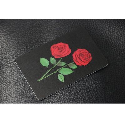Custom PVC PET Material OTP Display Card NFC 0.1mm Thickness