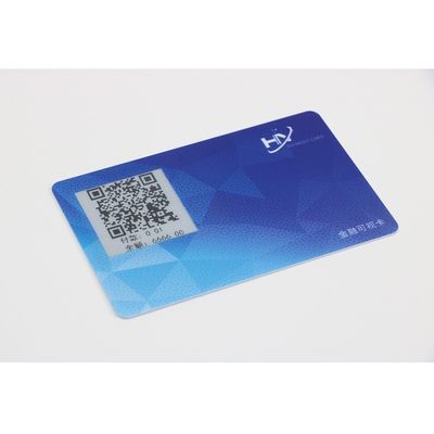 Blue Wizard Layout E Ink Smart Card ISO 7816 Protocol with digital buttons