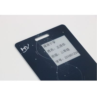 Fingerprint Payment 1.5mm Security Smart Card 7816 with electronic ink screen