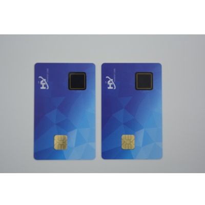 Rechargeable fingerprint bank card 1.2mm Thickness 13 bits Button
