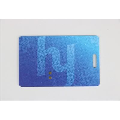 Cold Pressure Method RFID LED Card 13.56mHz Bluetooth Member Id Cards