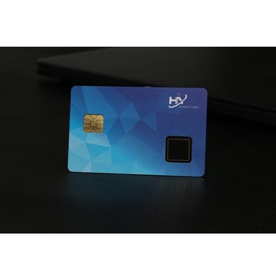 Contactness Fingerprint Plastic RFID Card 128K Cold Pressure Process