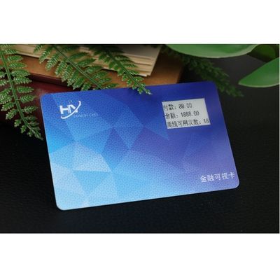 Real Time Positioning BLE Beacon ID Card ISO7816 Chargeable Bluetooth