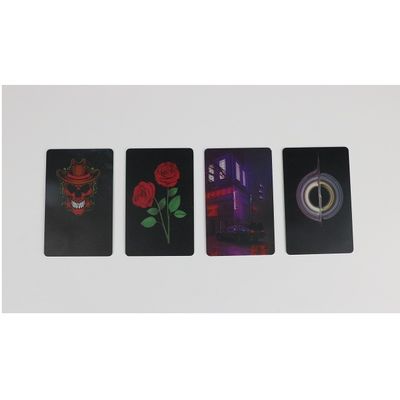 Cold Pressure Method RFID LED Card 13.56mHz Bluetooth Member Id Cards
