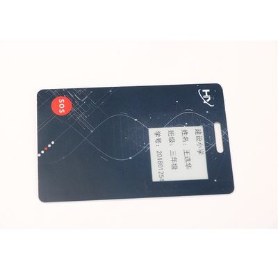 1.54 Inch E Ink Rfid Key Cards 13.56mHz Electronic Paper Screen