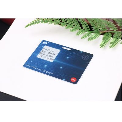 1.02 Inch Ink Screen Fingerprint Smart Cards 7816 interface chargeable