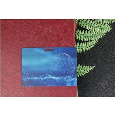 Luminescent PVC Fingerprint Smart Cards Self Developed Glue Cold Pressing Customized
