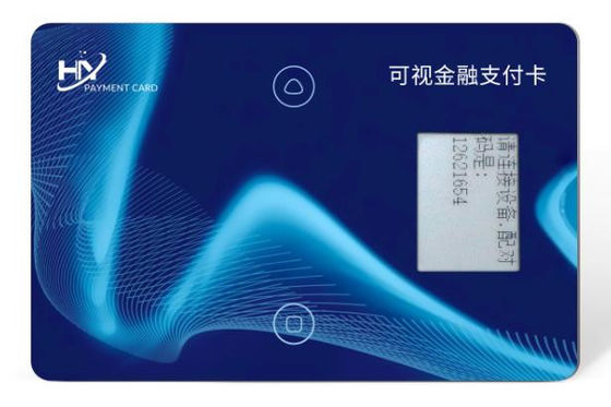 SE Chip Embedded Ink Screen Smart Card Embedded Chip Card IP68 Waterproof Rechargeable