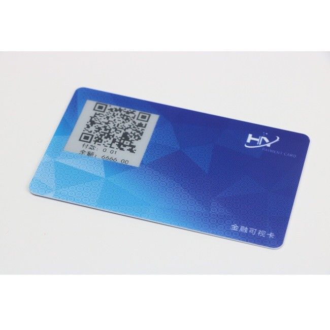 1.39 Inch Dot Matrix Screen OTP Card 0.76mm For Student Cards