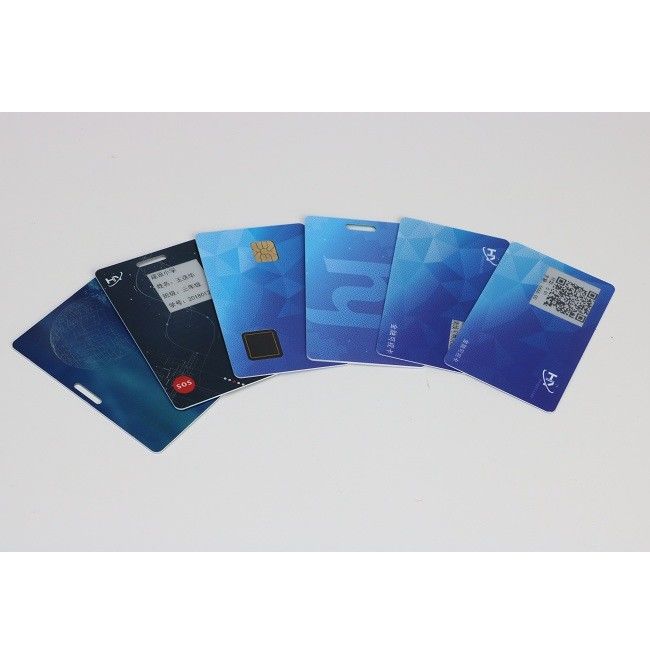 Cold Pressing Portable RFID Contactless Blocking Card 1.54 inch E iNK screen